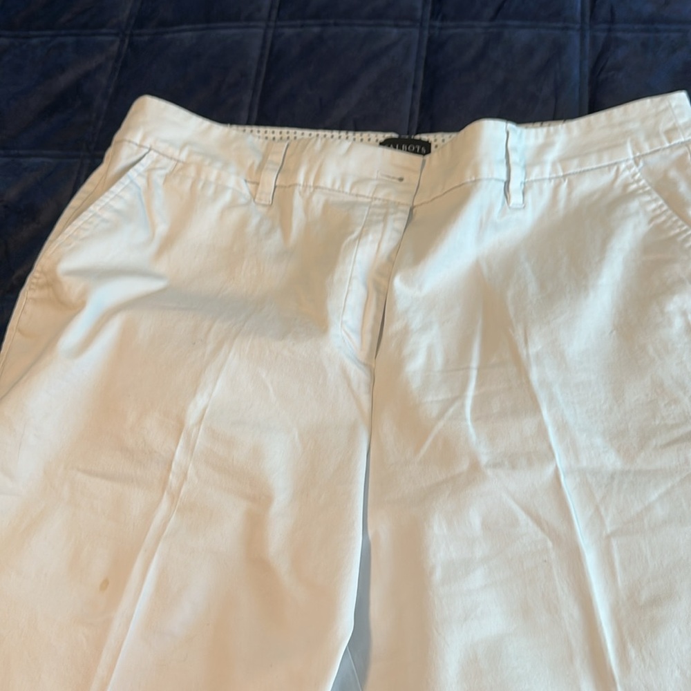 Talbots White Bermuda Shorts - Picture 6 of 7